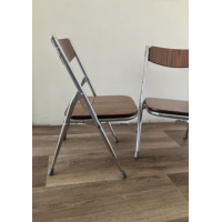 Twee 70s vintage klapstoeltjes